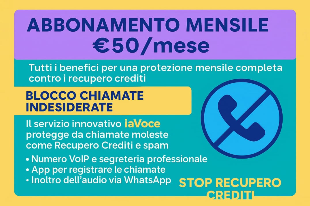 ABBONAMENTO MENSILE